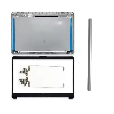 Coque complète écran avec charnières pour HP 250 / 255 G8 Argent