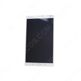 Genuine Samsung Galaxy Tab S 8.4 LTE SM-T705 White LCD White Screen & Digitizer - GH97-16095A